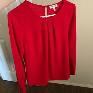 Monteau red large blouse